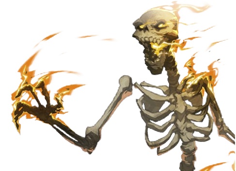 Burning Skeleton