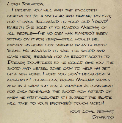 Staunton Letter